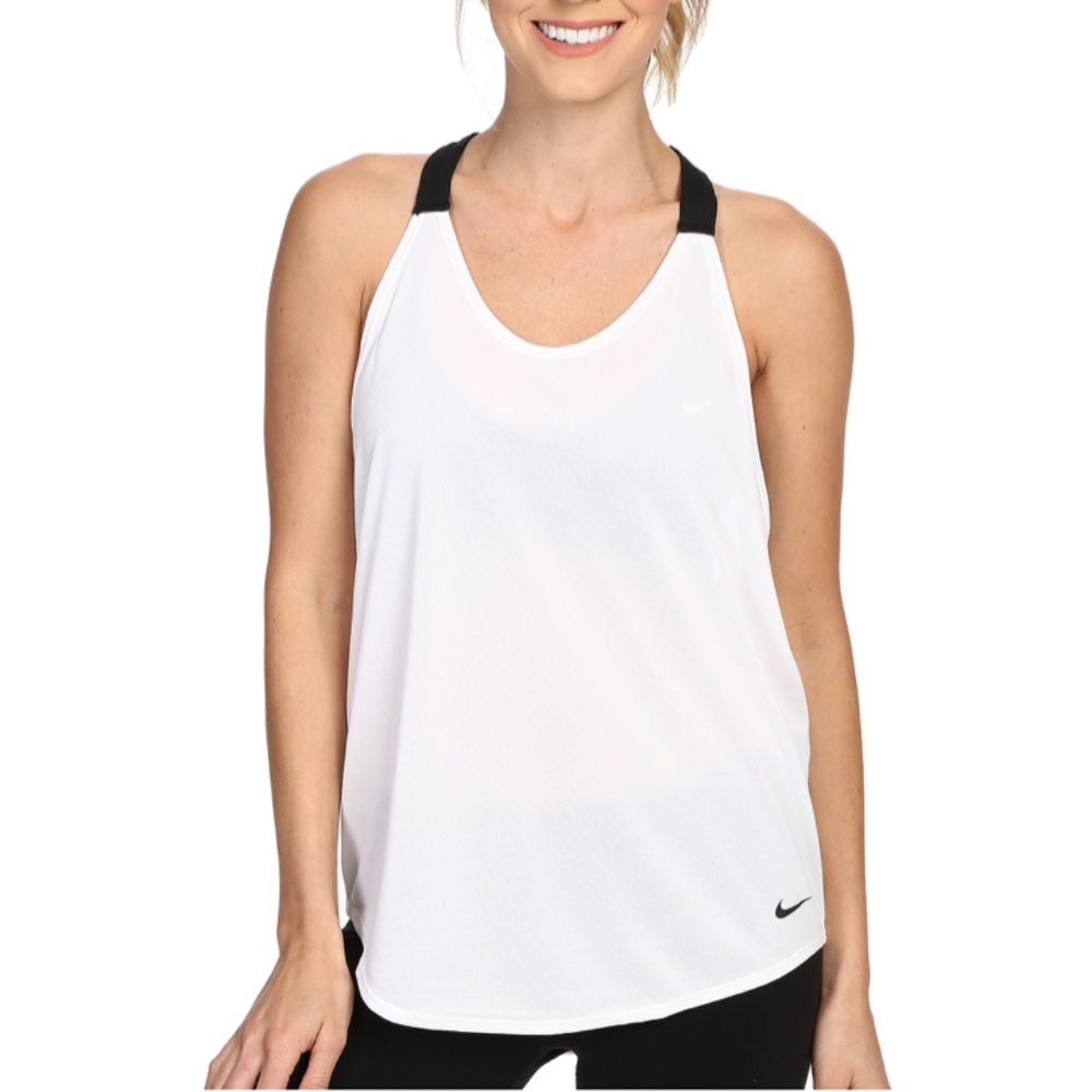 🦢NIKE Elastika White Tank Top 🦢